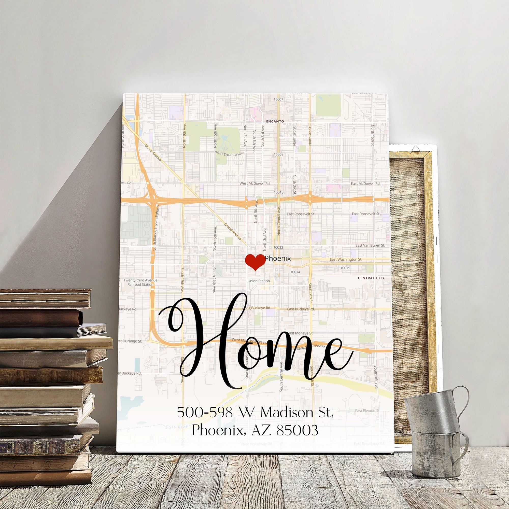 Personalised House Warming Gift First Home Gift Framed Print