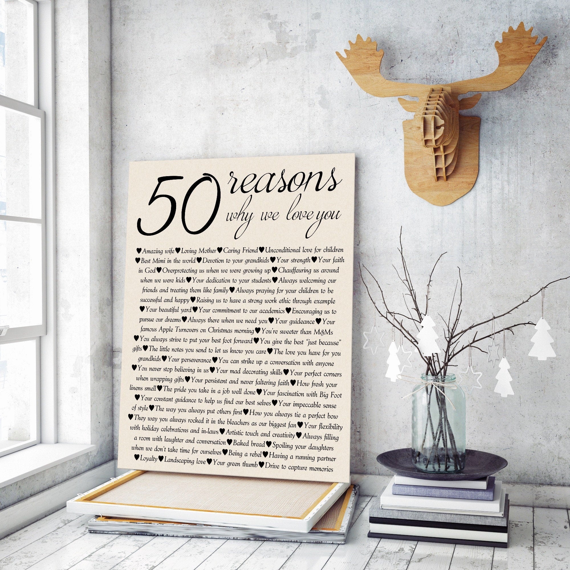 50th Birthday Gift Idea - 50 Reasons To Do What I Want - 50 Years