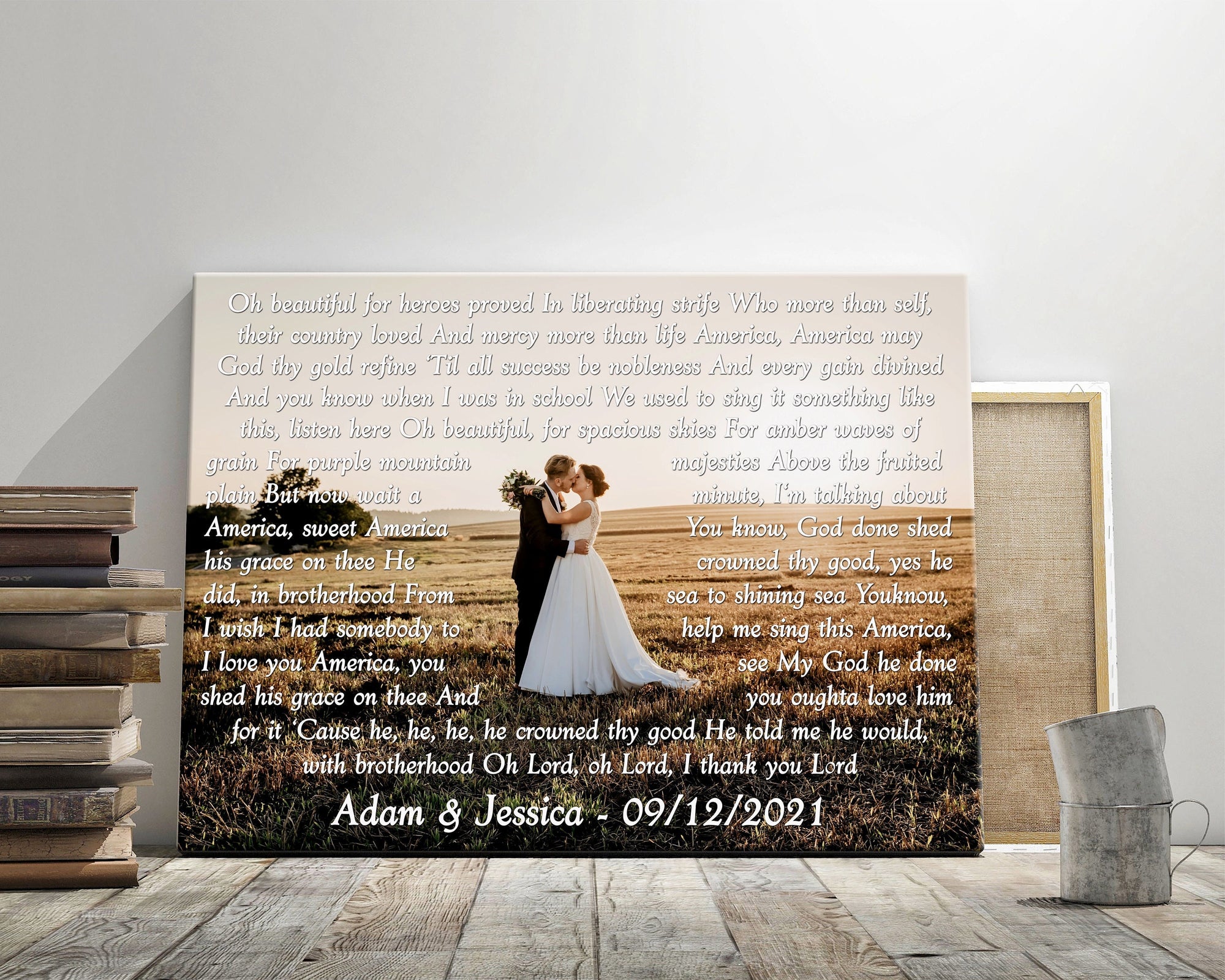 Wedding Gift Ideas For Couple Personalized Gift For Bride And Groom - Oh  Canvas