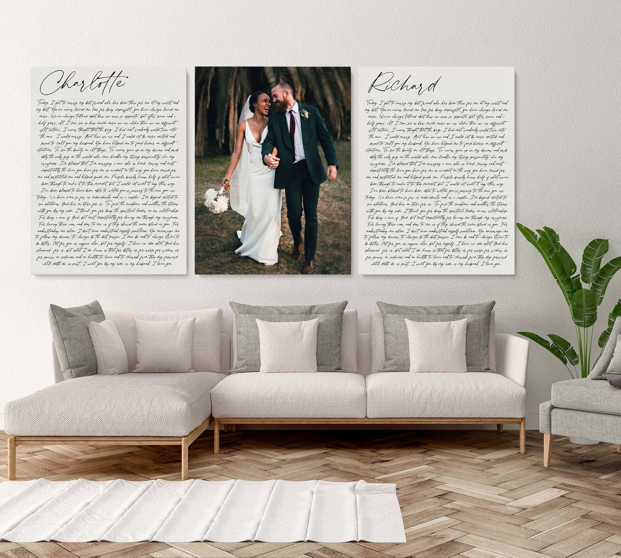 First Wedding Anniversary Gifts for Him Her Couples Gift Art Print